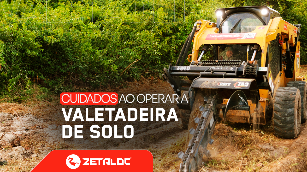 Cuidados ao operar a valetadeira de solo: Segurança, Eficiência e Vida Útil